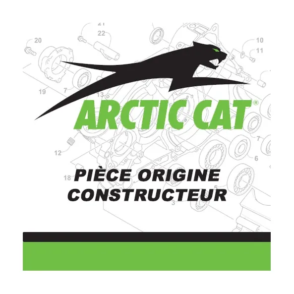 6718-054 - ARCTIC CAT HOOD,BLK-RH-W/DECALS(LTD 2 STRK)