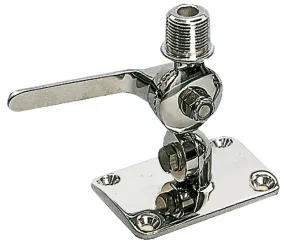 Base à double articulation pour antenne radio